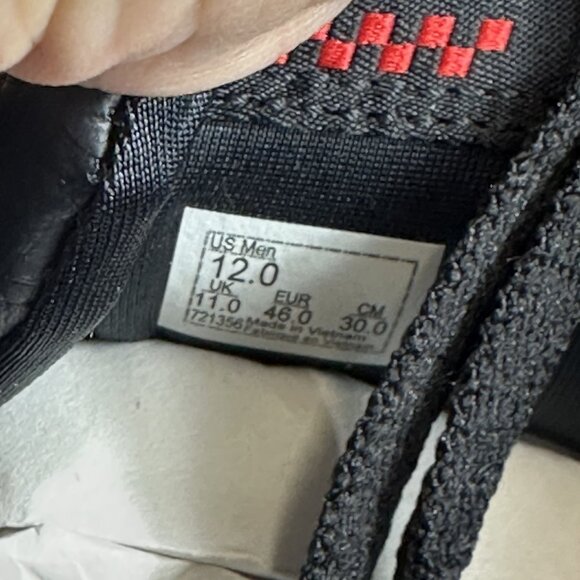 Vans Zahba Men's size 12 Black White Leather Shoes - Picture 8 of 8